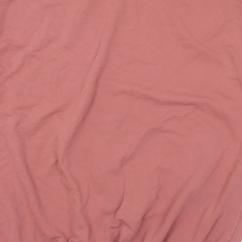 ASOS Womens Pink  Cotton Pullover Sweatshirt Size 10
