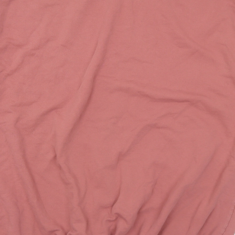ASOS Womens Pink  Cotton Pullover Sweatshirt Size 10