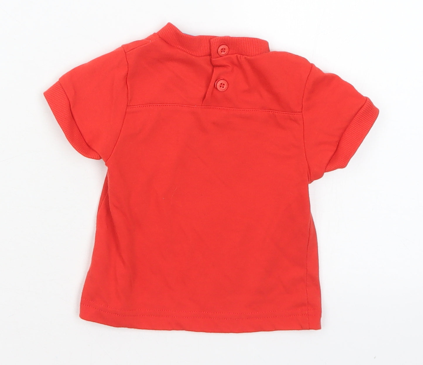 Lonsdale Baby Red  Polyester Basic T-Shirt Size 6-9 Months Crew Neck  - 6-12 months