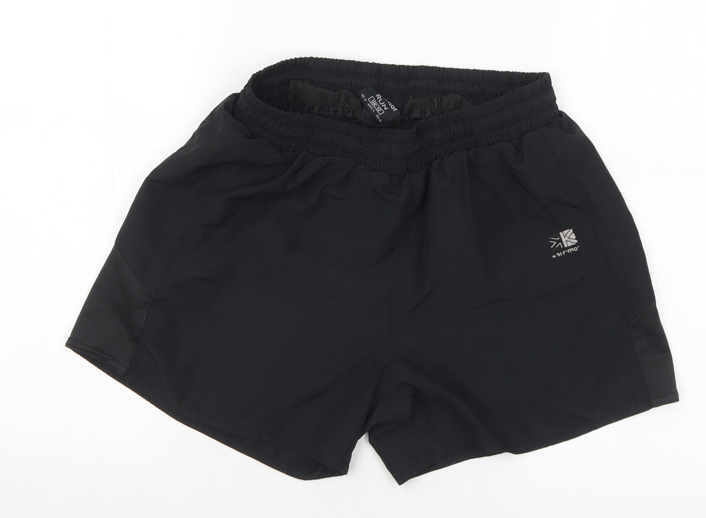 Karrimor Womens Black  Polyester Hot Pants Shorts Size 12 L4 in Regular Drawstring