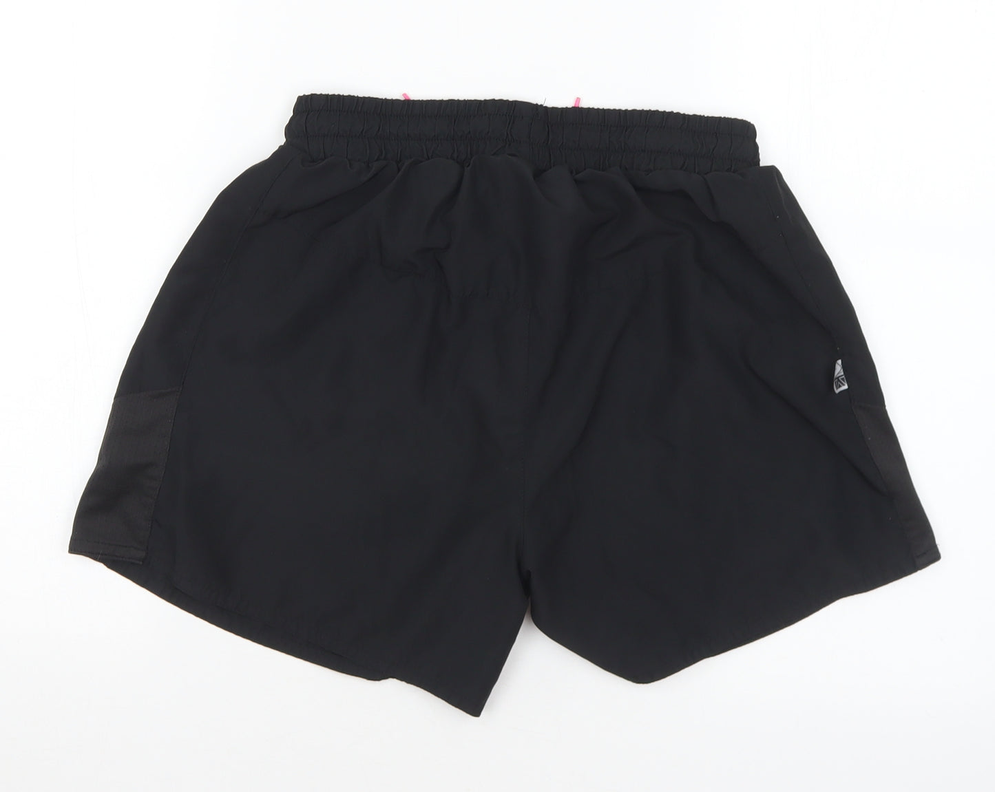 Karrimor Womens Black  Polyester Hot Pants Shorts Size 12 L4 in Regular Drawstring