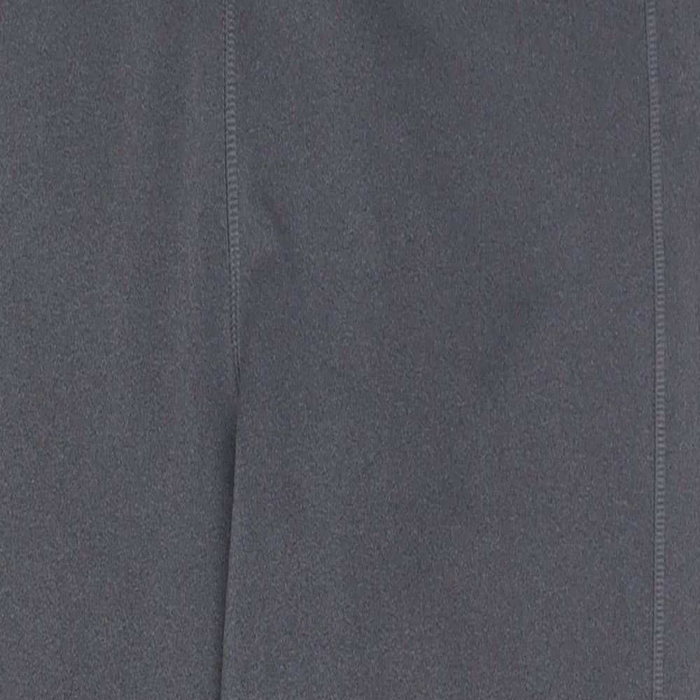 F&F Womens Grey  Polyester Pedal Pusher Leggings Size 16 L26 in Regular
