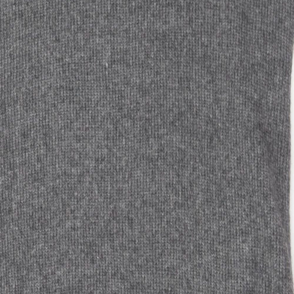 Primark Womens Grey  Polyester Jumper Dress  Size 14  Roll Neck