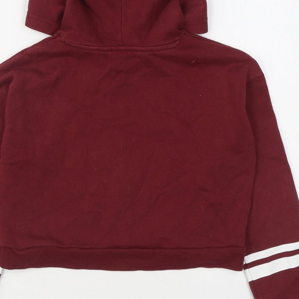 H&M Girls Red  Cotton Pullover Hoodie Size 9-10 Years  Pullover - Harry Potter