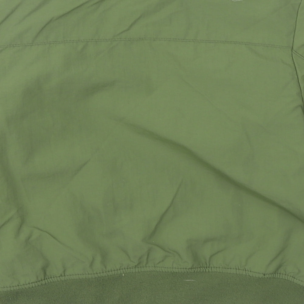 H&M Boys Green   Bomber Jacket Jacket Size 7 Years  Zip