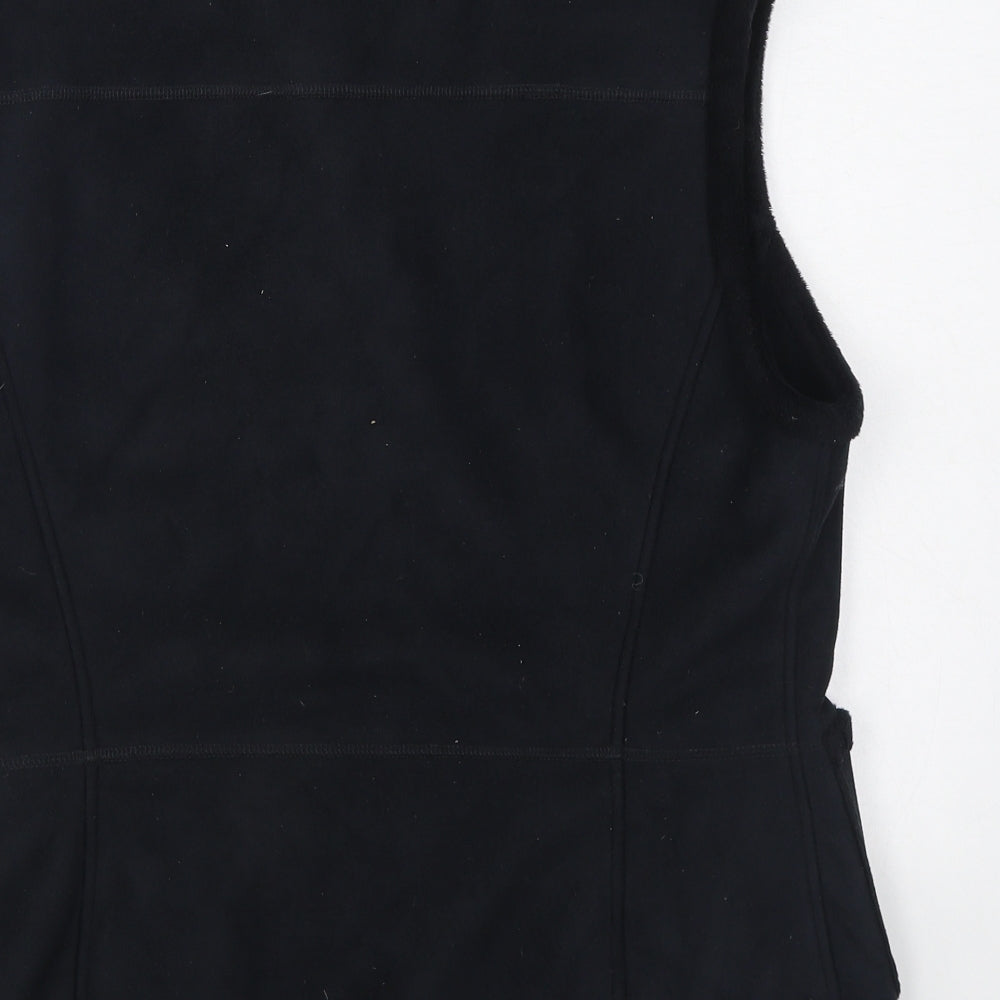 Gerry Weber Womens Black   Gilet Jacket Size 14  Button