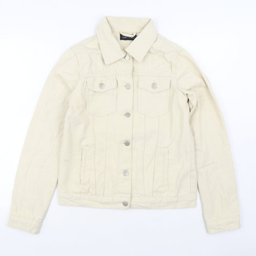 I SAW IT FIRST Womens Beige   Jacket  Size 6  Button