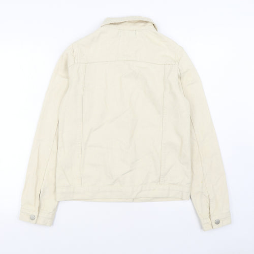 I SAW IT FIRST Womens Beige   Jacket  Size 6  Button