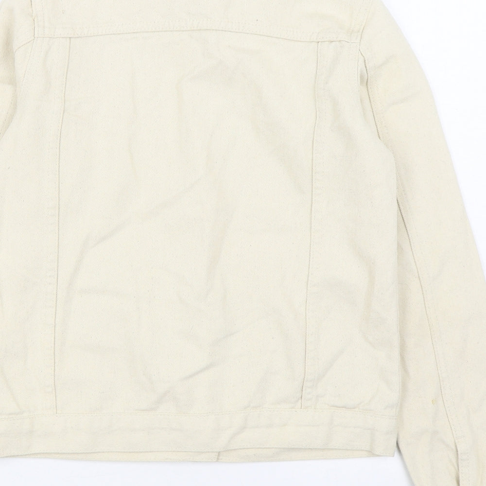 I SAW IT FIRST Womens Beige   Jacket  Size 6  Button