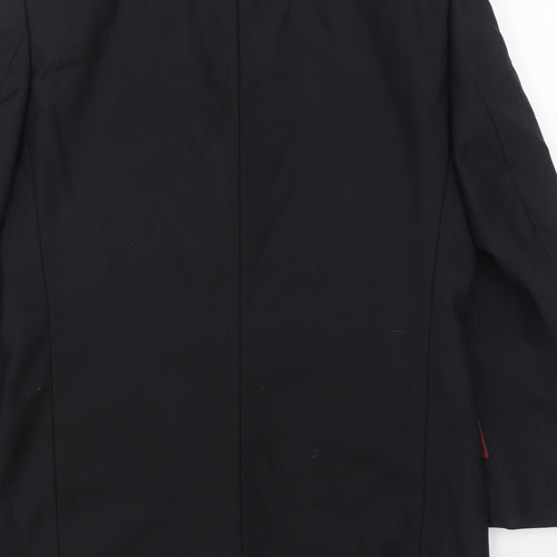 Scott & Taylor Mens Black  Wool Jacket Suit Jacket Size 38