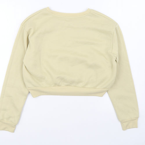 SheIn Womens Beige  Polyester Pullover Sweatshirt Size XS  Pullover