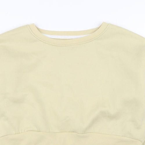 SheIn Womens Beige  Polyester Pullover Sweatshirt Size XS  Pullover