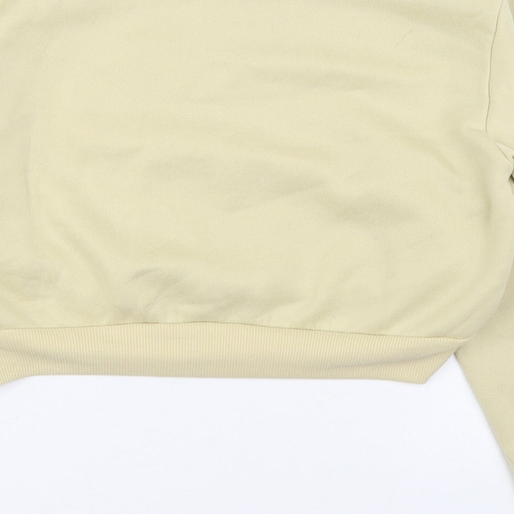 SheIn Womens Beige  Polyester Pullover Sweatshirt Size XS  Pullover