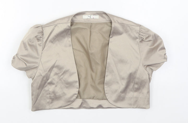 BHS Womens Beige   Jacket  Size 10