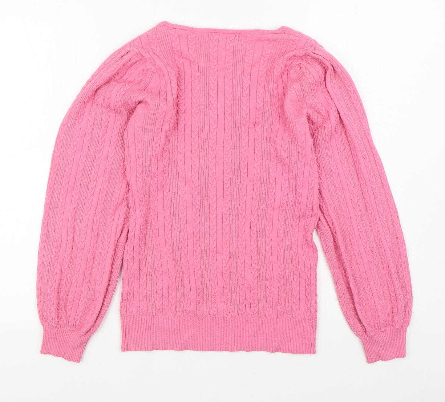 F&F Womens Purple Square Neck  Viscose Pullover Jumper Size 14