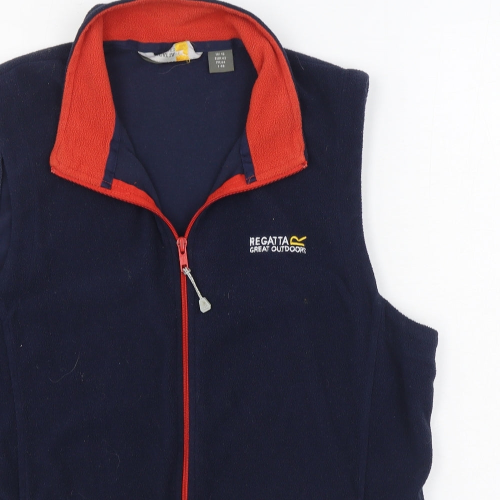 Regatta Womens Blue   Gilet Jacket Size 16  Zip