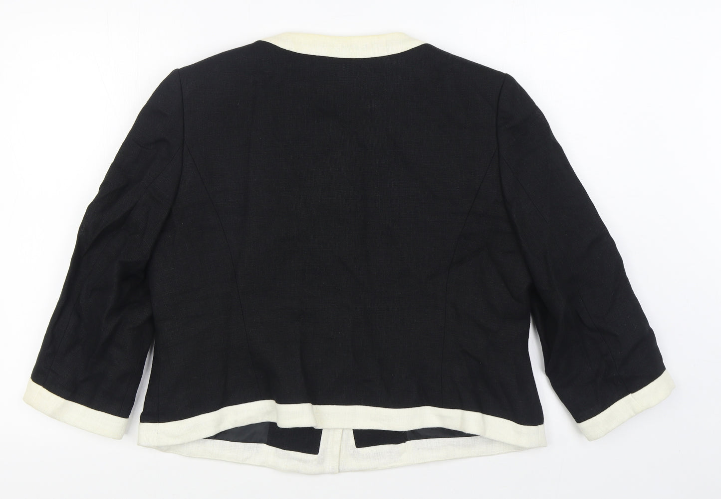 Precis Petite Womens Black   Jacket Blazer Size 16  Button