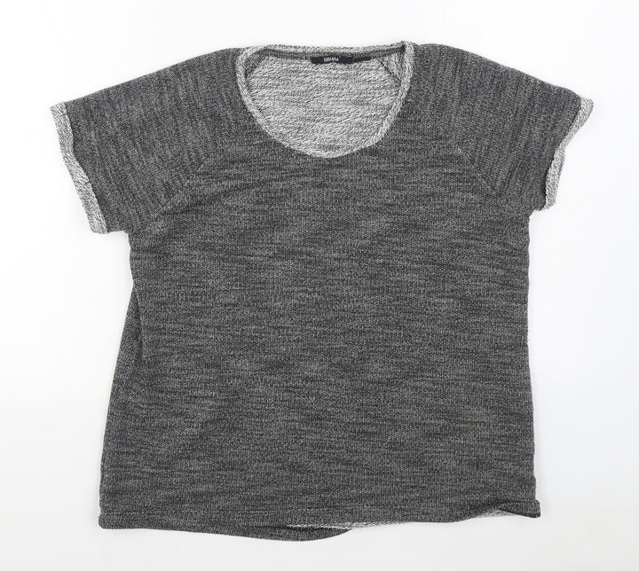ESMARA Womens Grey  Cotton Pullover Sweatshirt Size L  Pullover