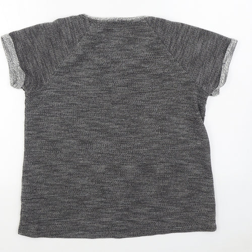 ESMARA Womens Grey  Cotton Pullover Sweatshirt Size L  Pullover