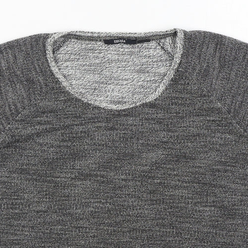ESMARA Womens Grey  Cotton Pullover Sweatshirt Size L  Pullover