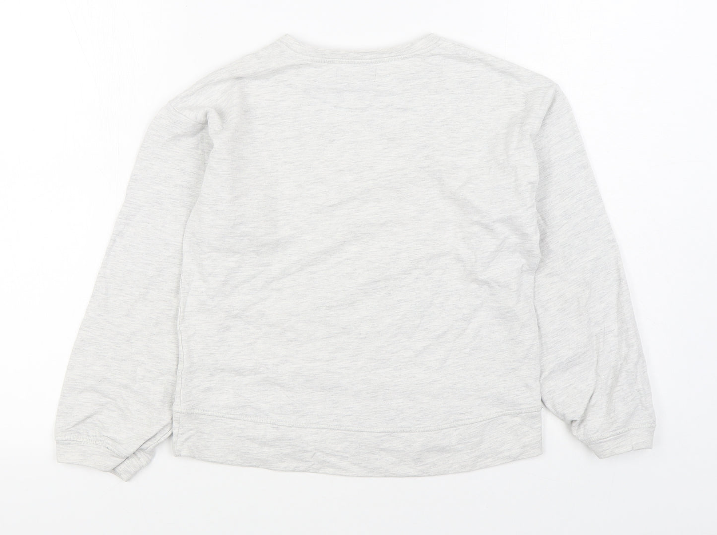 LN Womens Grey  Cotton Pullover Sweatshirt Size XS  Pullover