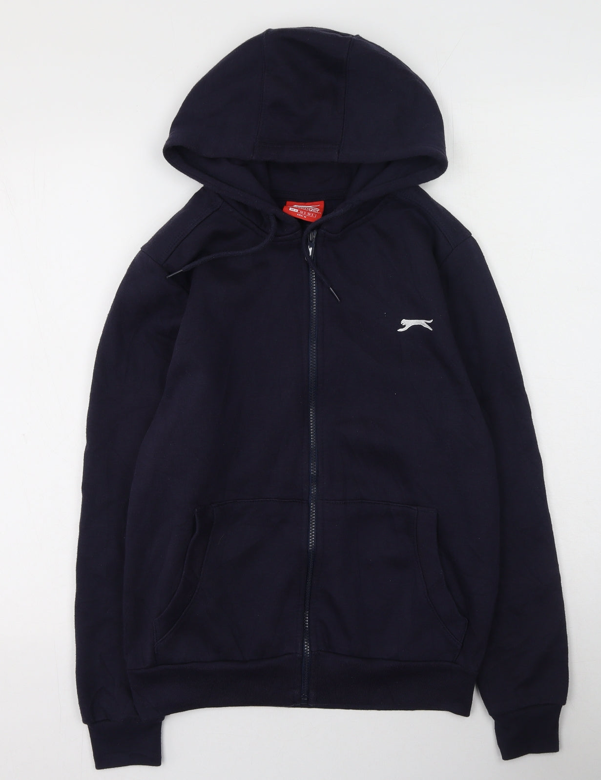 Slazenger Mens Blue Round Neck  Polyester Full Zip Jumper Size S