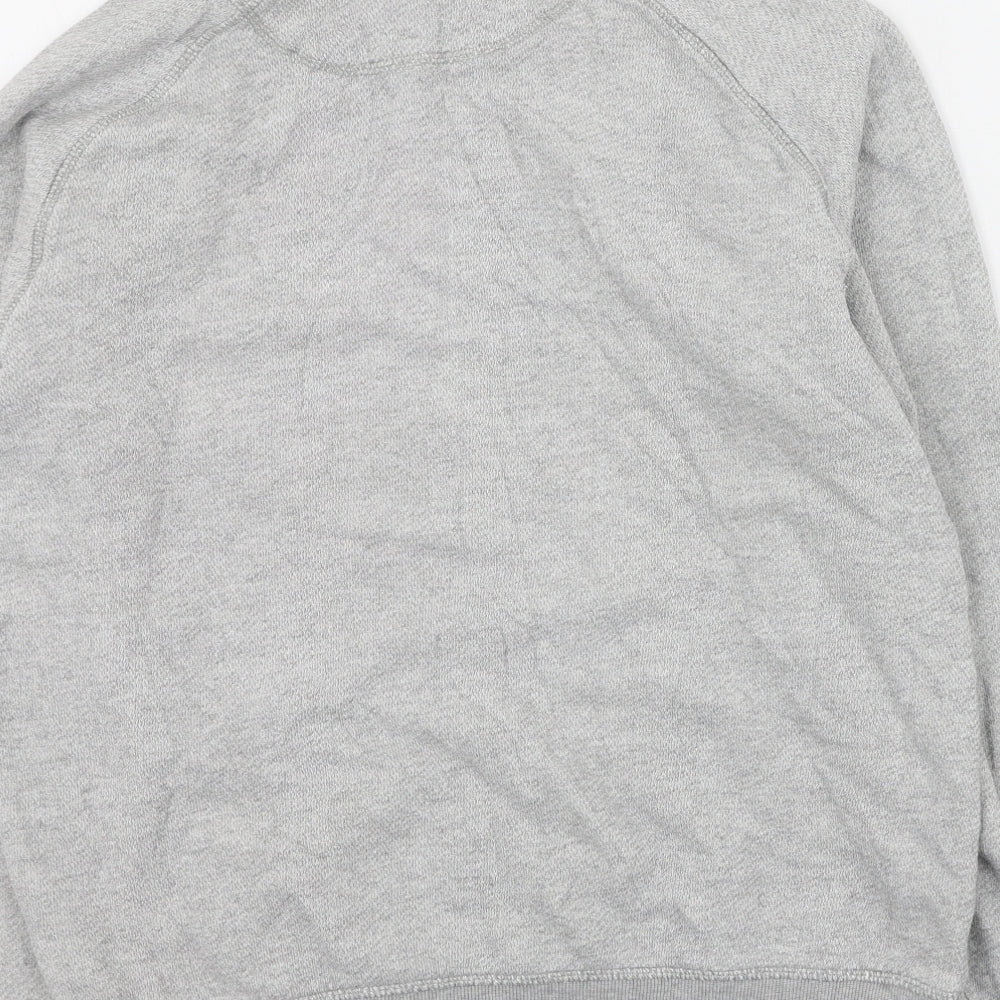 JACK & JONES Mens Grey  Cotton Pullover Sweatshirt Size M