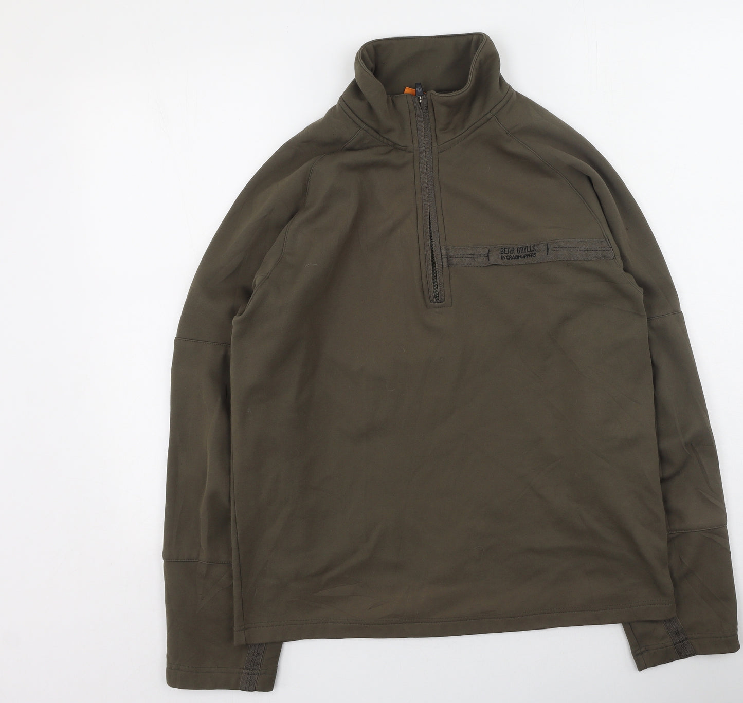 Craghoppers Mens Green High Neck  Polyester Pullover Jumper Size S