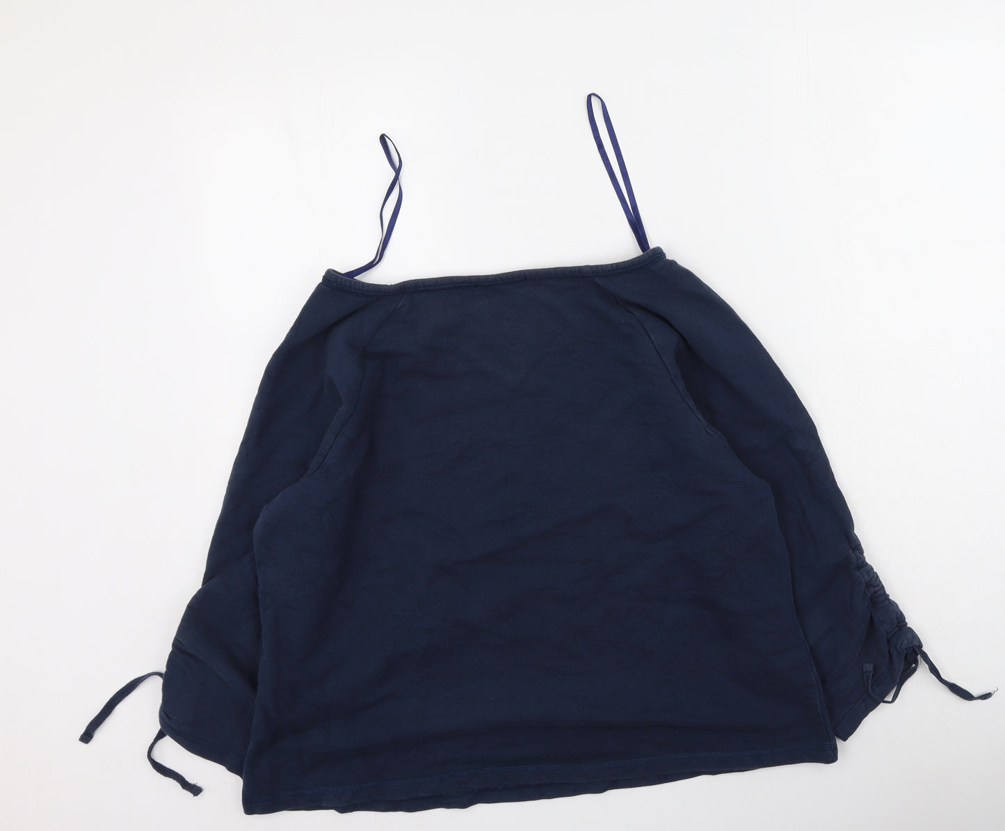 George  Womens Blue  Cotton Basic T-Shirt Size 20 V-Neck