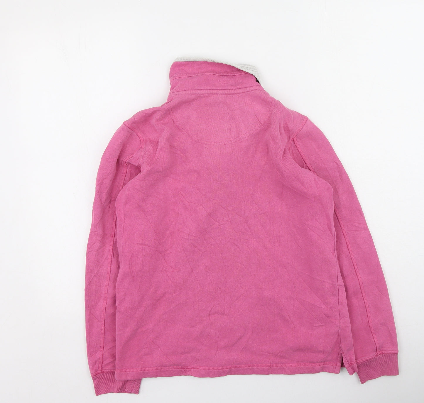 Crew Clothing Womens Pink  Cotton Pullover Sweatshirt Size 10