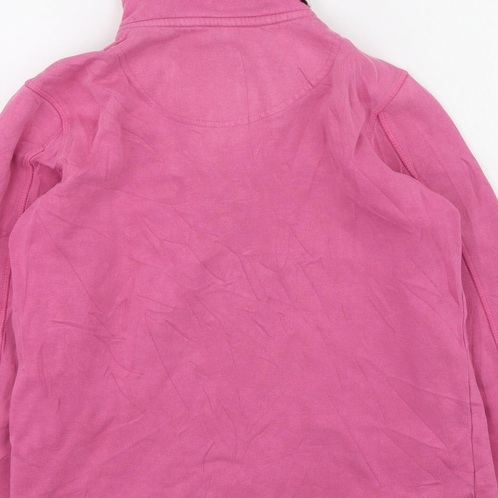 Crew Clothing Womens Pink  Cotton Pullover Sweatshirt Size 10