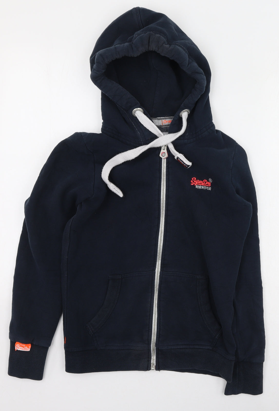 Superdry Womens Multicoloured Round Neck  Cotton Full Zip Jumper Size S