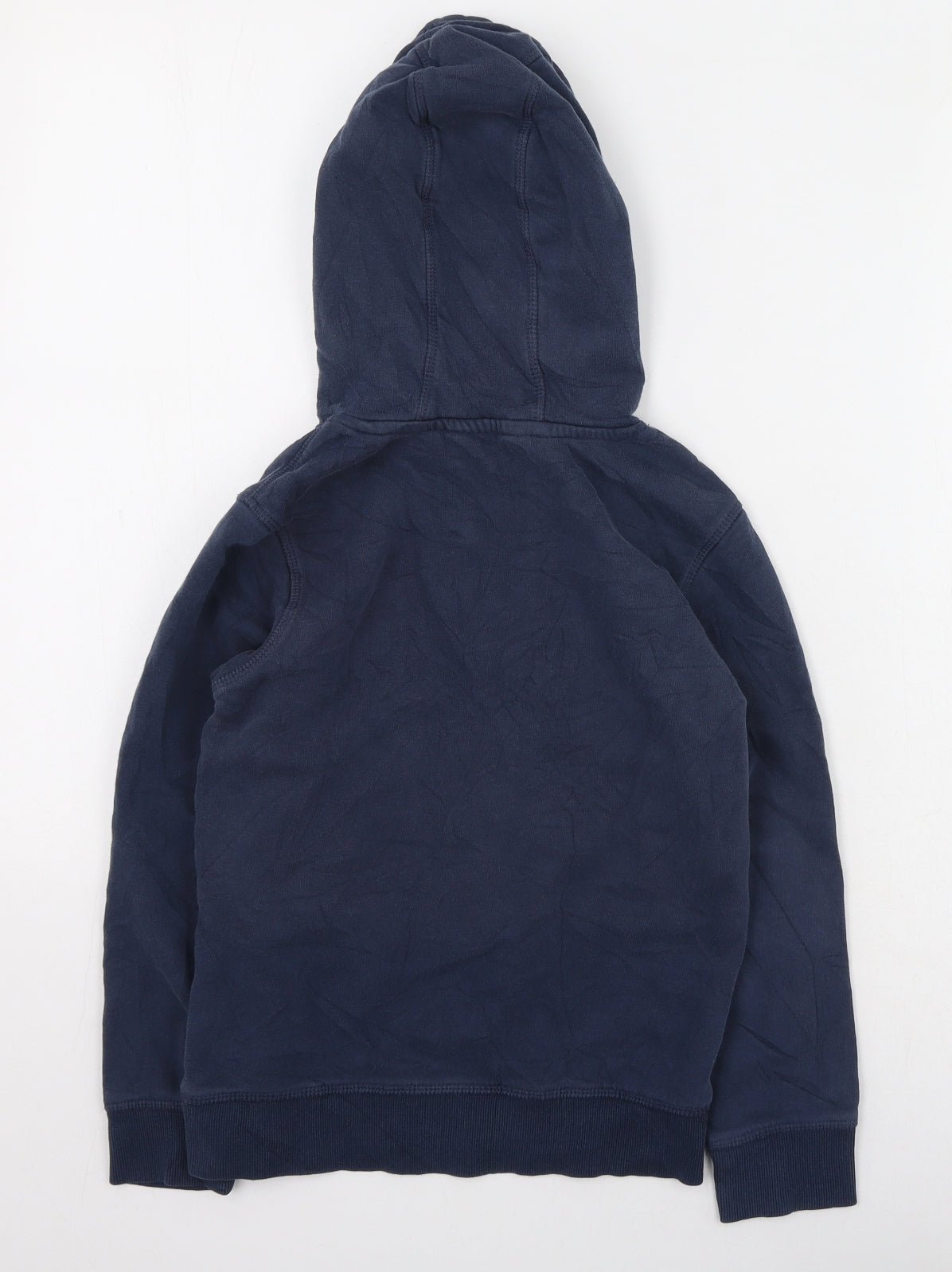 George  Boys Blue  Cotton Pullover Hoodie Size 9-10 Years