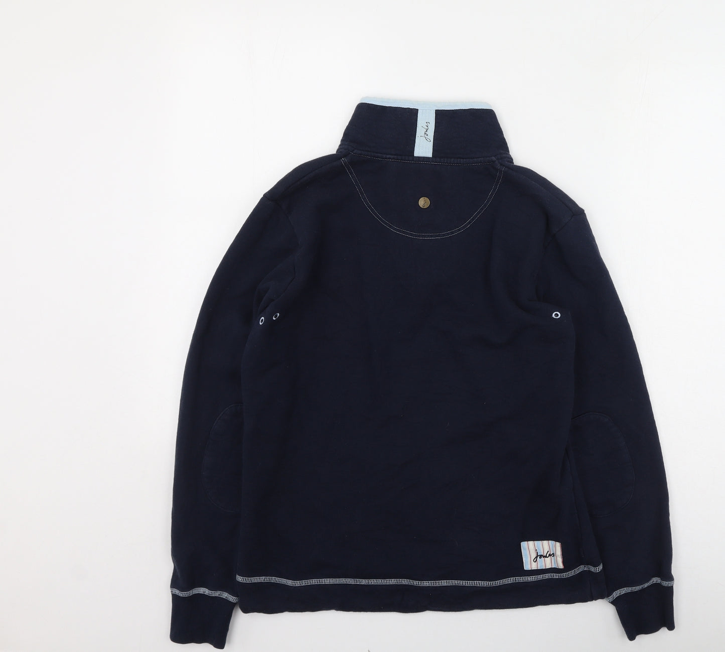 Joules Womens Blue  Cotton Pullover Sweatshirt Size 8