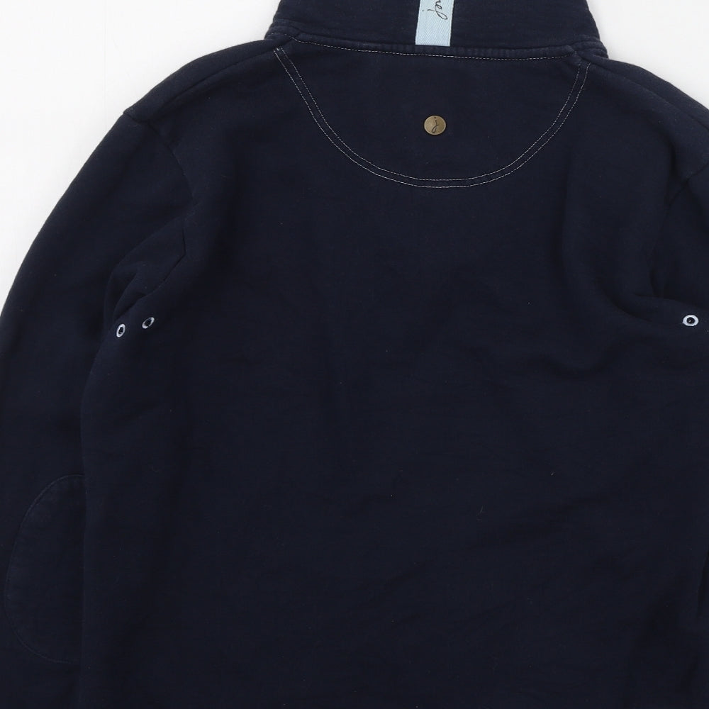 Joules Womens Blue  Cotton Pullover Sweatshirt Size 8
