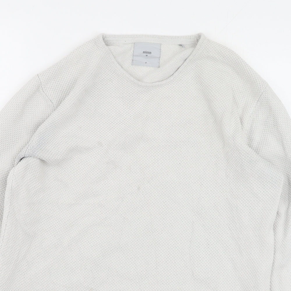 Minimum Mens Beige Round Neck  Cotton Pullover Jumper Size XL