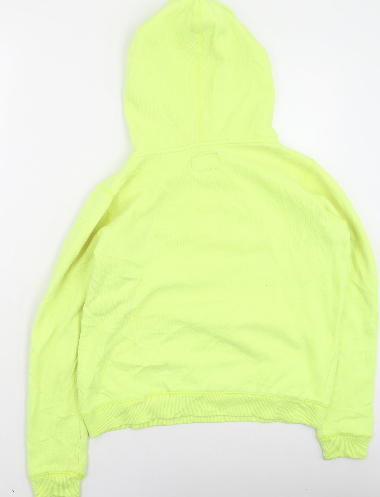 American Eagle  Womens Yellow  Cotton Pullover Hoodie Size M