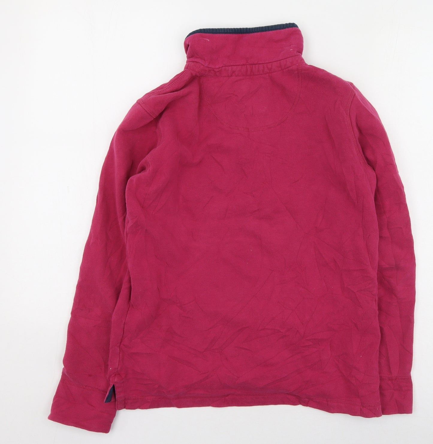 Crew Clothing Womens Pink  Cotton Pullover Sweatshirt Size 8