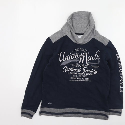 raw denim Boys Multicoloured  Cotton Pullover Sweatshirt Size 10-11 Years