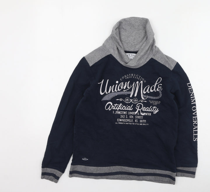 raw denim Boys Multicoloured Cotton Pullover Sweatshirt Size 10-11 Years