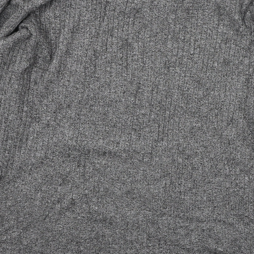 TU Womens Grey Round Neck  Viscose Pullover Jumper Size 20