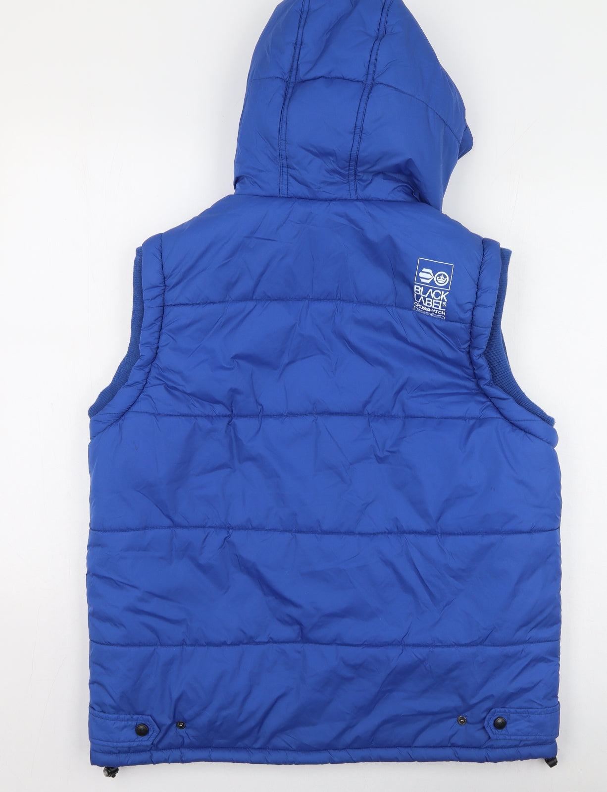 Crosshatch Mens Blue   Gilet Coat Size L