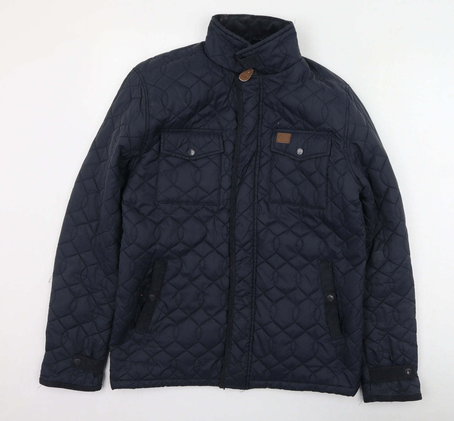 Ripstop Mens Blue   Rain Coat Coat Size L
