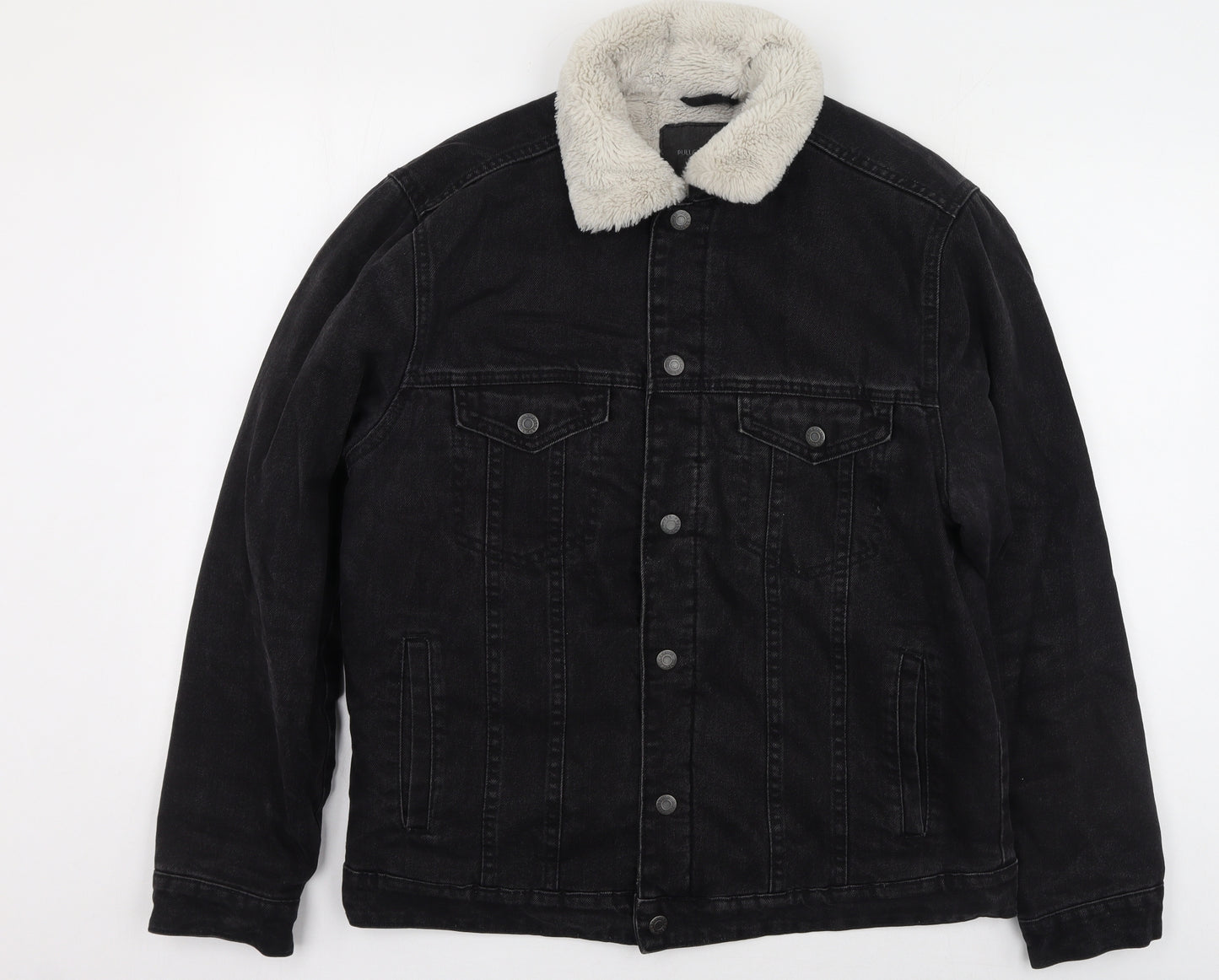 Pull&Bear Womens Grey   Jacket  Size M