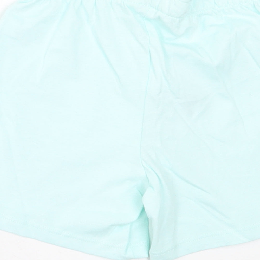George Girls Blue  Cotton Bermuda Shorts Size 5-6 Years  Regular