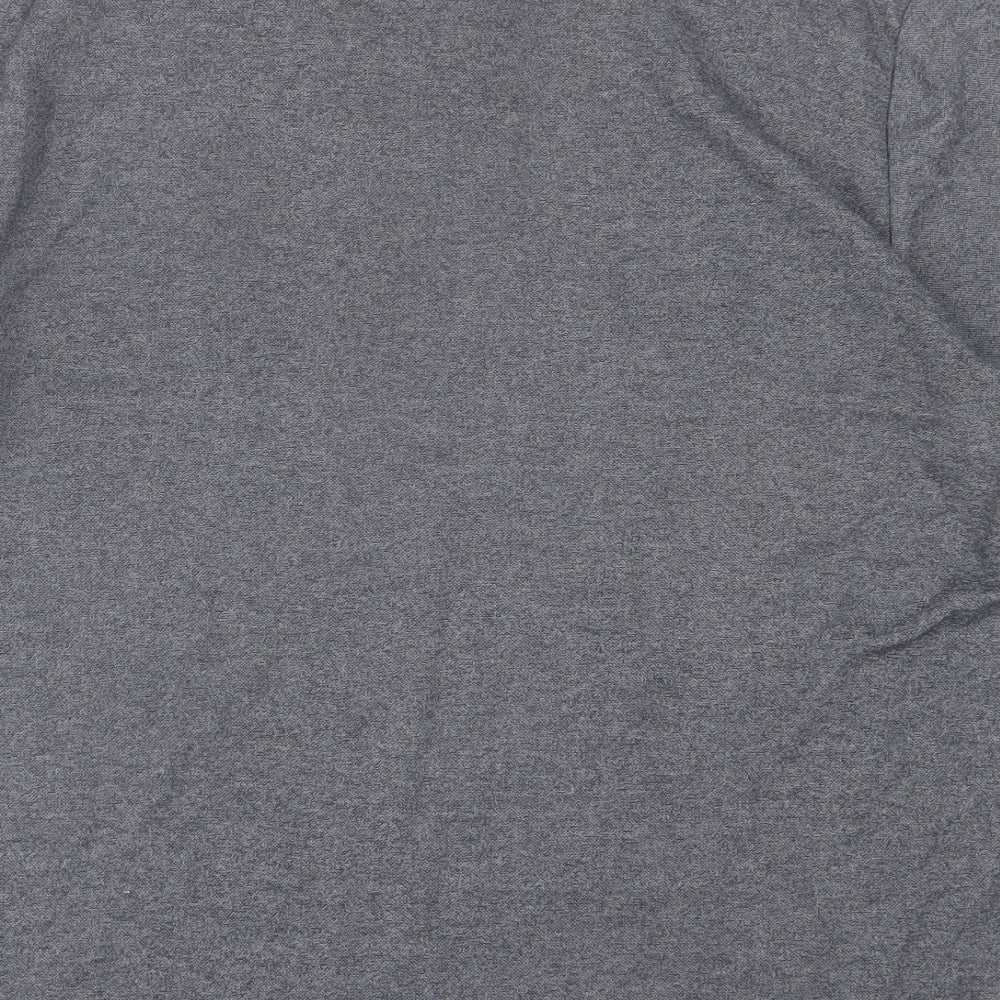 NEXT Mens Grey  Cotton  Polo Size XL Collared Button