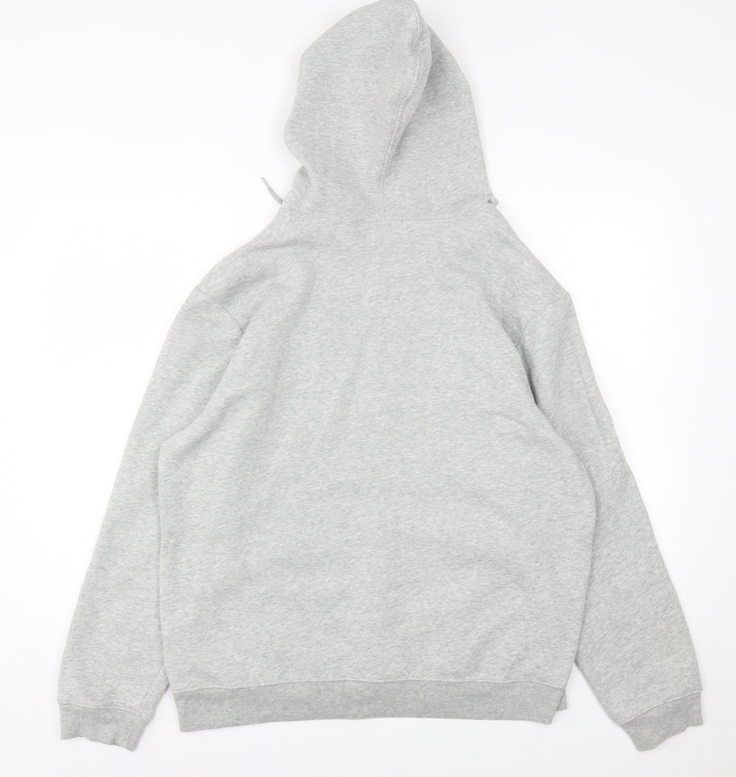 Gap Mens Grey  Cotton Pullover Hoodie Size L