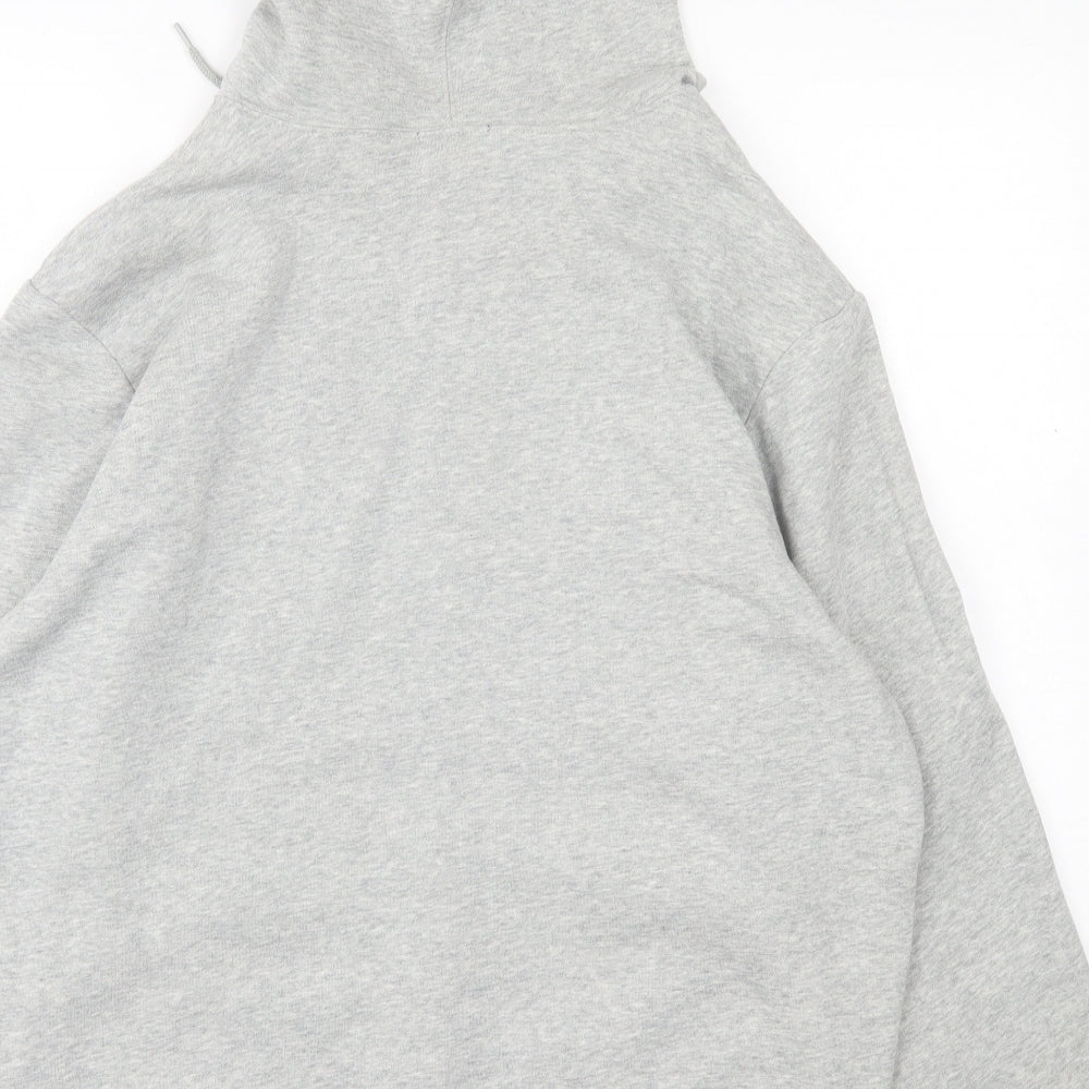Gap Mens Grey  Cotton Pullover Hoodie Size L