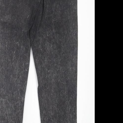 ASOS Womens Black  Cotton Straight Jeans Size 28 in L32 in Regular Button