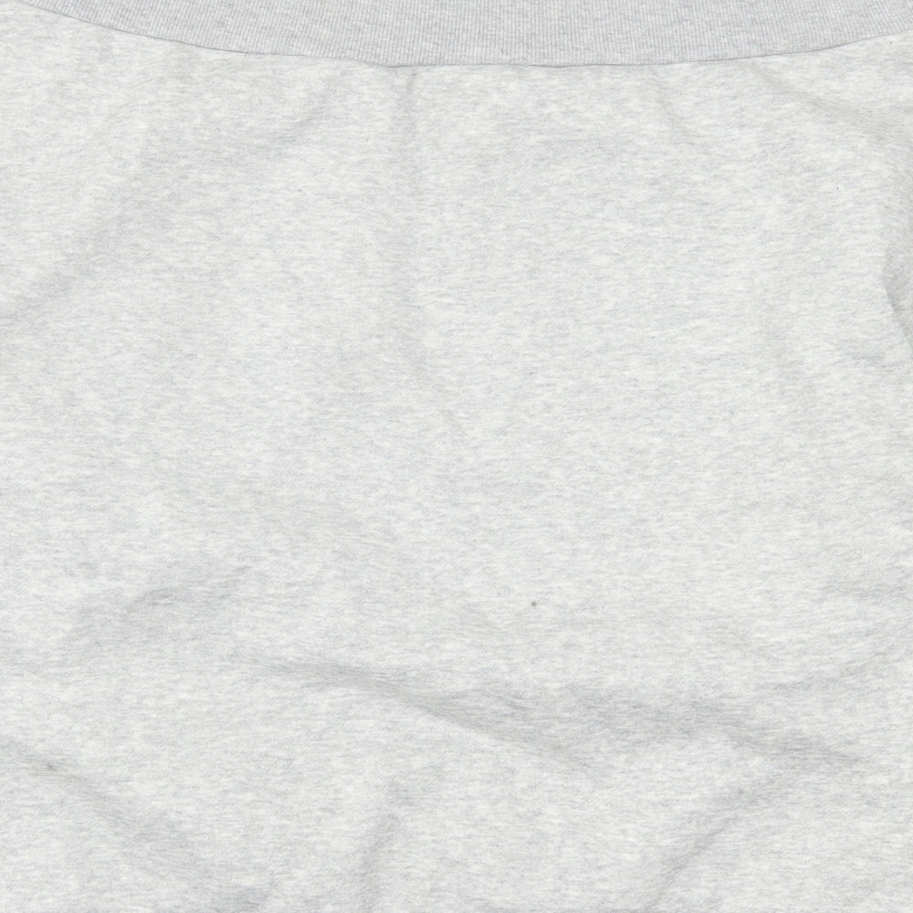 H&M Womens Grey  Cotton Pullover Sweatshirt Size L  Pullover